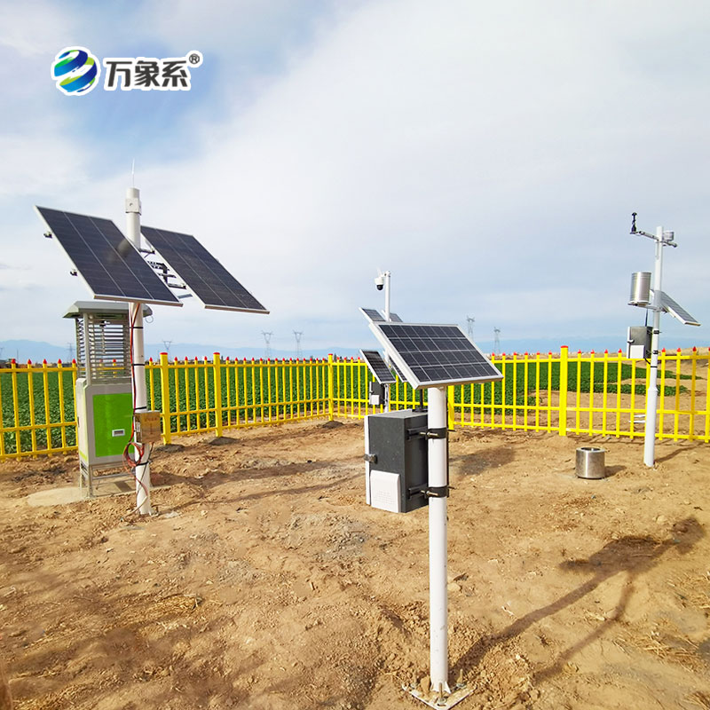 新疆哈密，农业四情监测站安装实拍